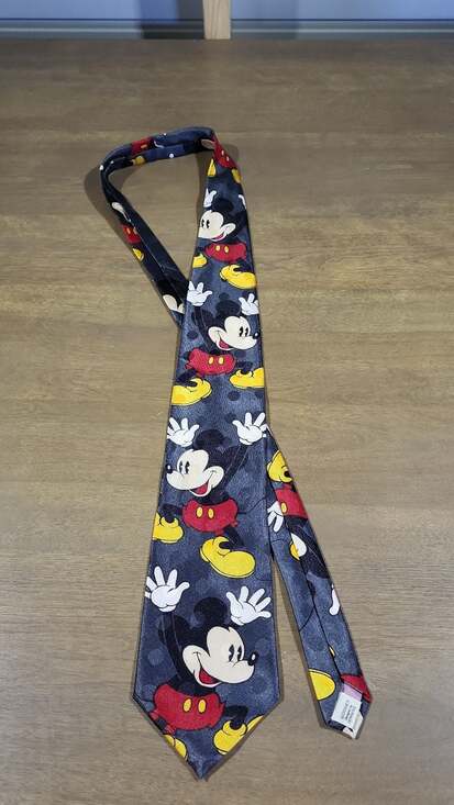 Disney Other - Disney Mickey Mouse All Over Print Vintage Necktie by Cervantes